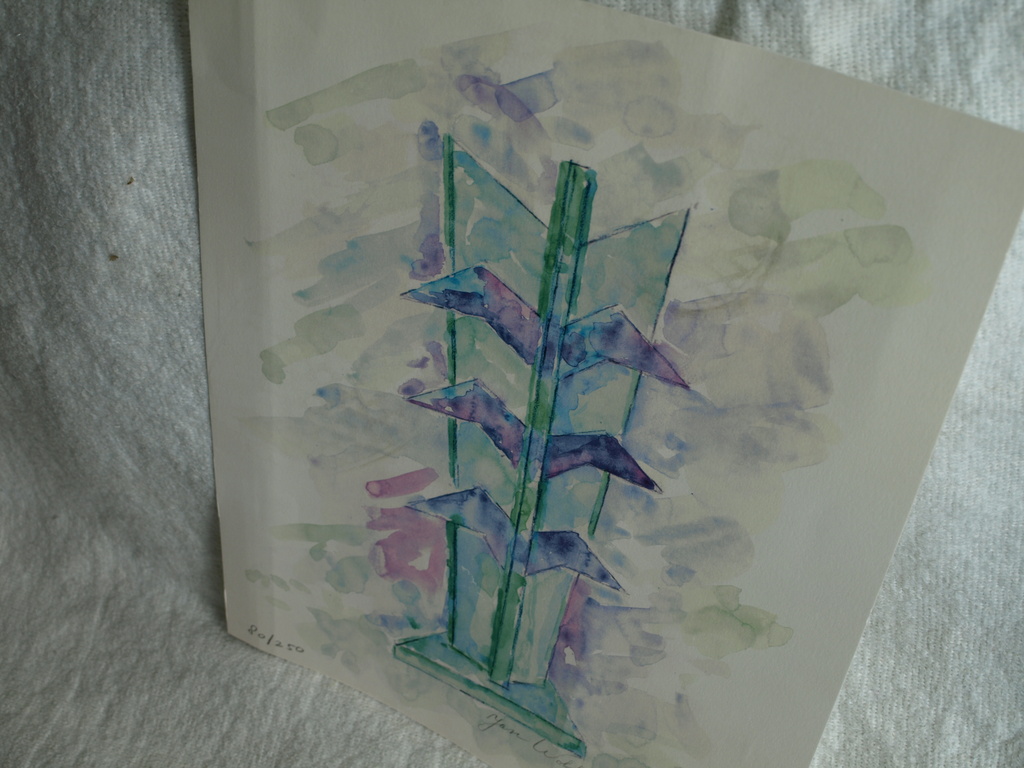 Jan Wolkers - kleurenlitho – Theo Thijssenmonument – Gesigneerd - 2004  kopen? Bied vanaf 1!