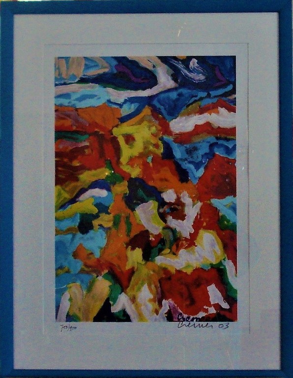 Jan Cremer, Wild Horizon (met lijst en passepartout) kopen? Bied vanaf 175!