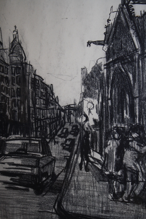 KEES VERWEY - STRAATJE PARIJS verkocht voor € 500!