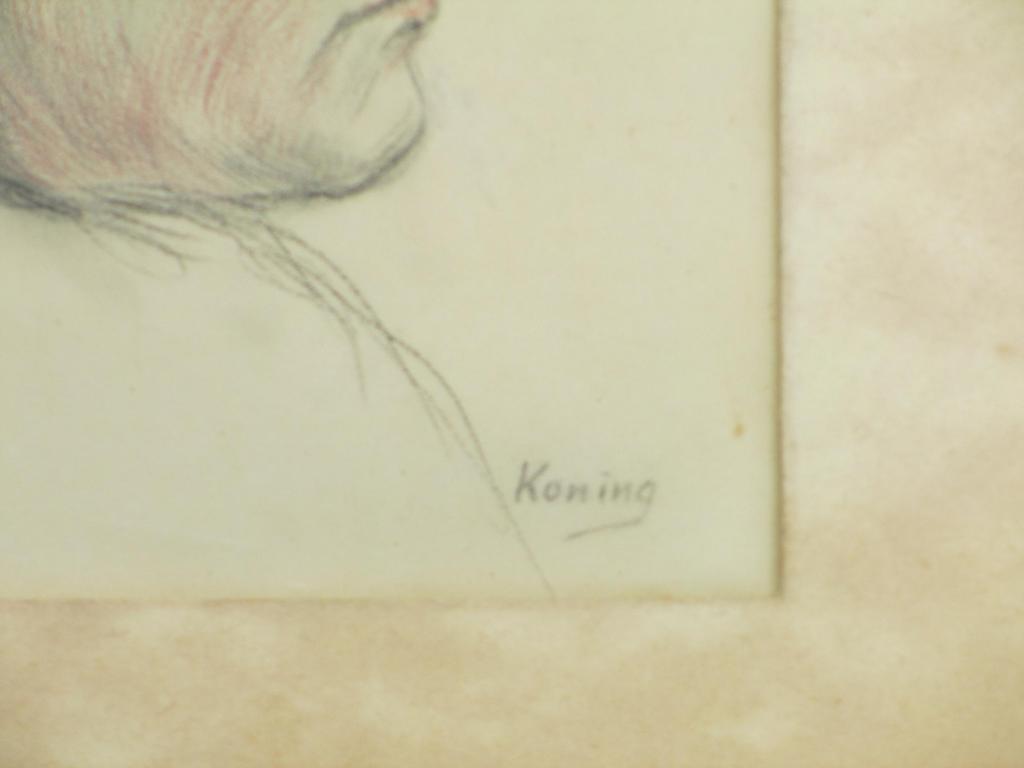 Arnold Koning, Jongenskopje, Tekening kopen? Bied vanaf 1!