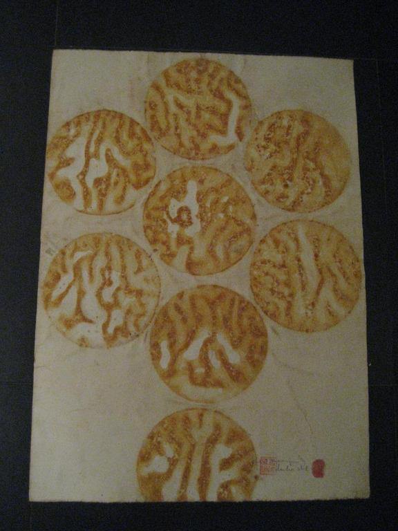 Theo Niermeijer twee werken roestprint op karton kopen? Bied vanaf 10!