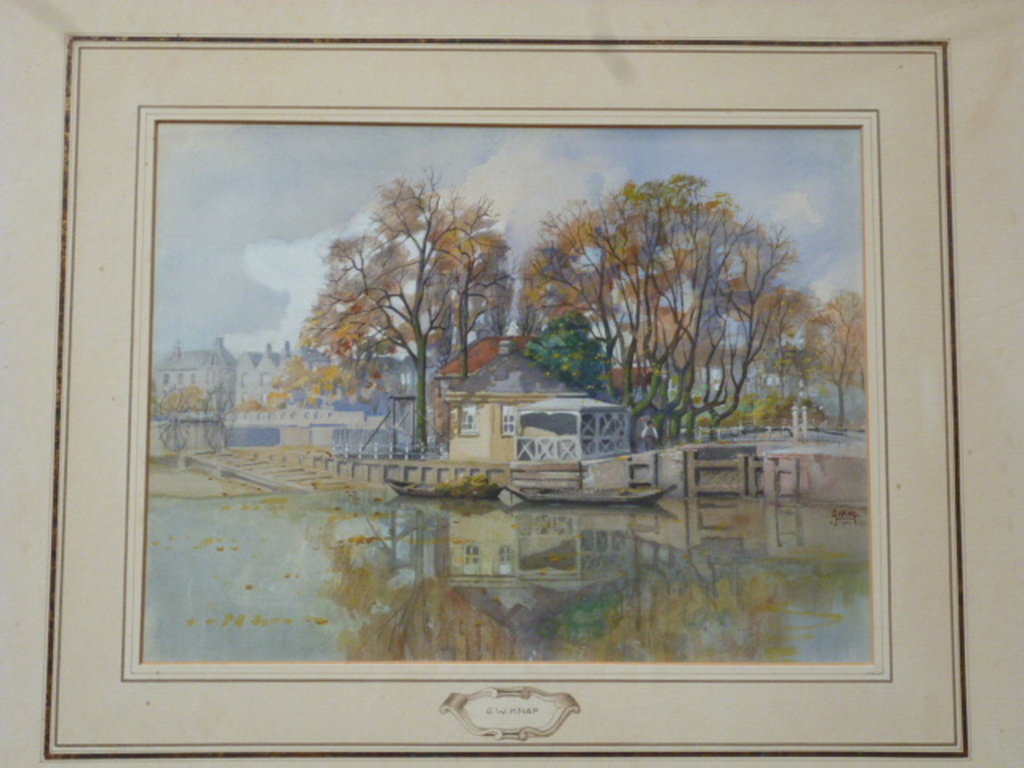 Gerrit Willem Knap - aquarel - Overtoom, Amsterdam kopen? Bied vanaf 225!