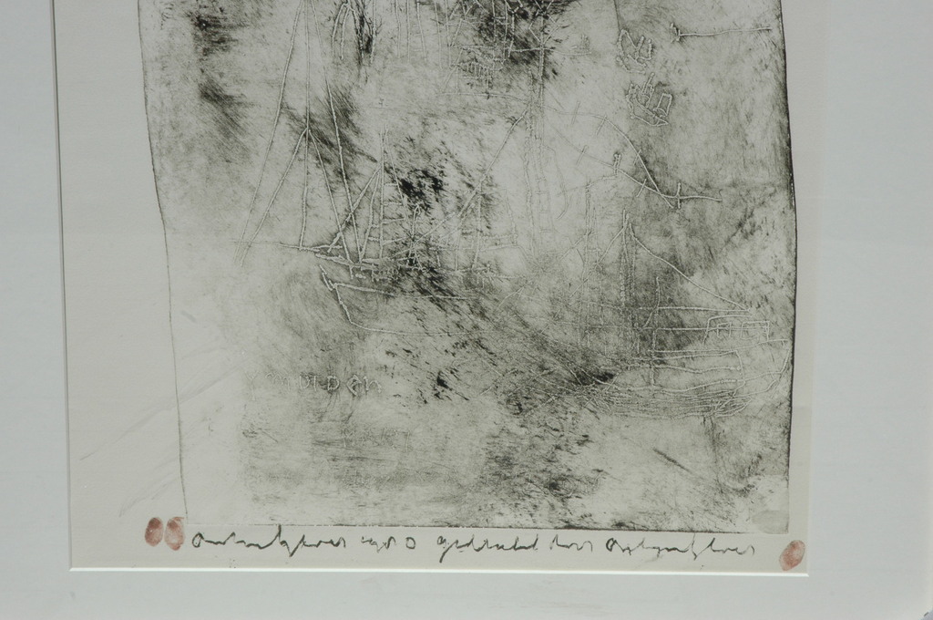 Grote ets uit 1980. Titel: Ymuiden kopen? Bied vanaf 200!