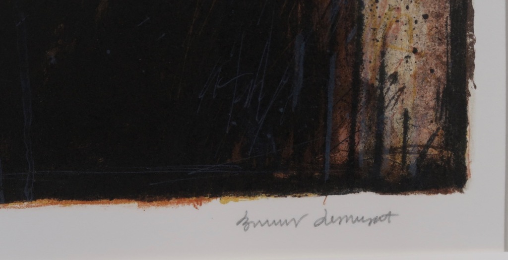 Bernard Remusat: Litho, Stele II - Ingelijst kopen? Bied vanaf 50!