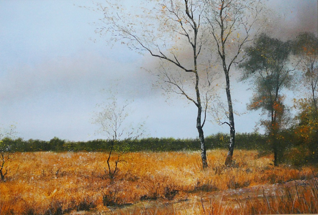 Frans Romeijnsen: Cartierheide -aquarel/pastel- verkocht voor € 45!