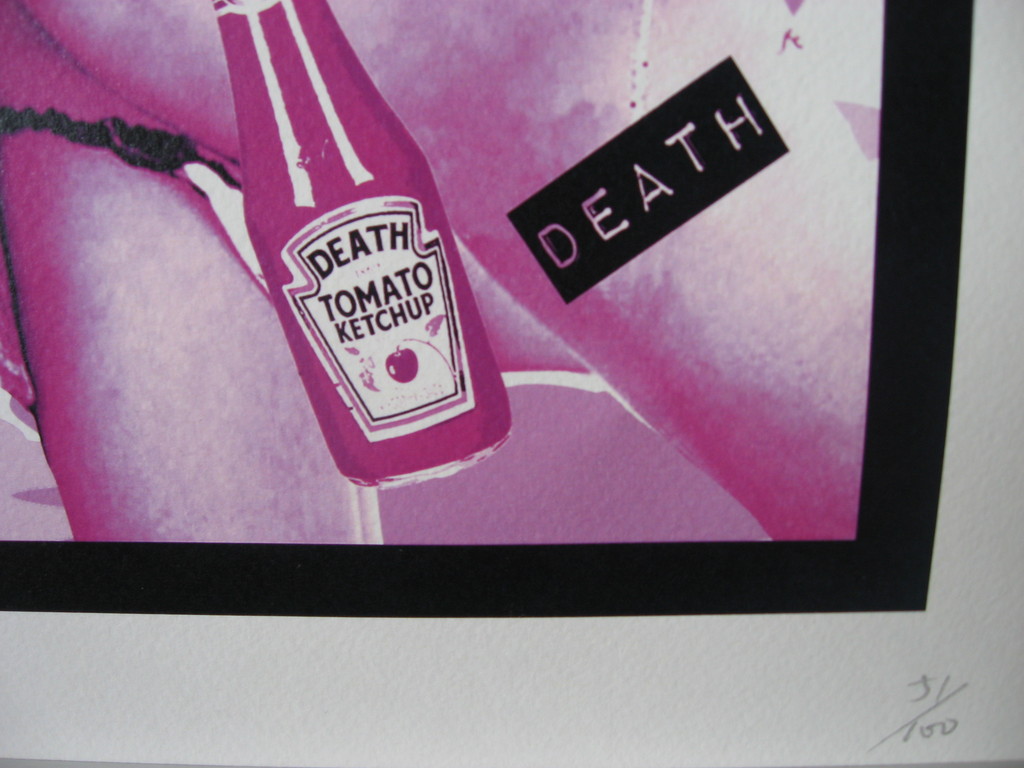 DEATH NYC: 'Boxing Pink' - opl. 100 ex. - met COA kopen? Bied vanaf 49!