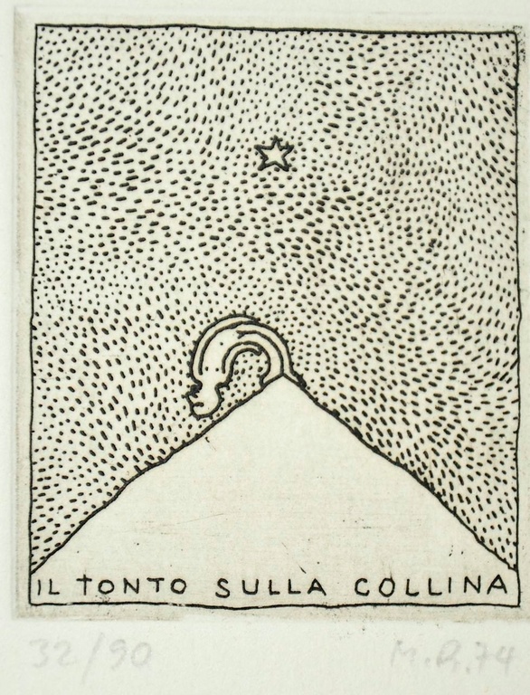 Markus Raetz: Ets. Il Tonto sulla Collina verkocht voor € 110!
