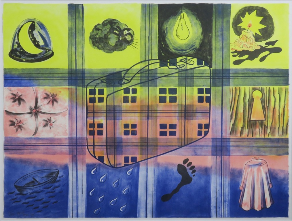 Mareike Geys: Litho, Reiziger save - Ingelijst kopen? Bied vanaf 20!