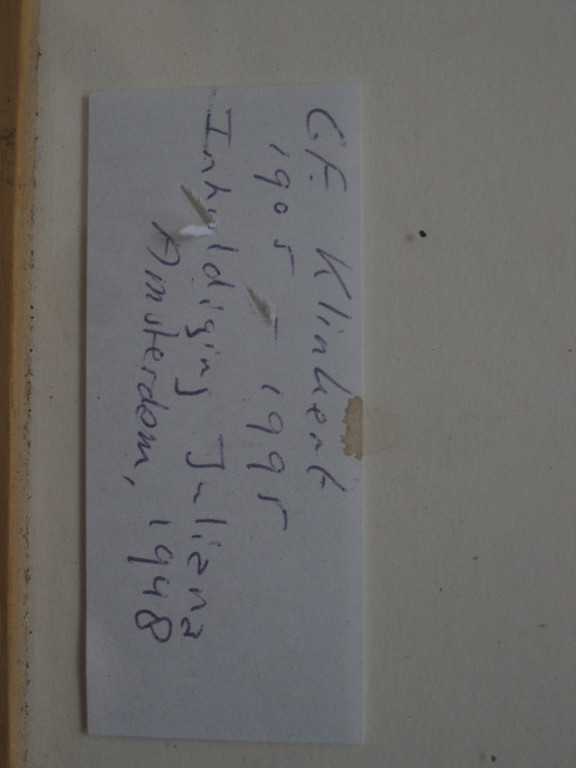 C.Klinkert "inhuldiging Juliana Amsterdam 1948" GROOT aquarel  kopen? Bied vanaf 1!