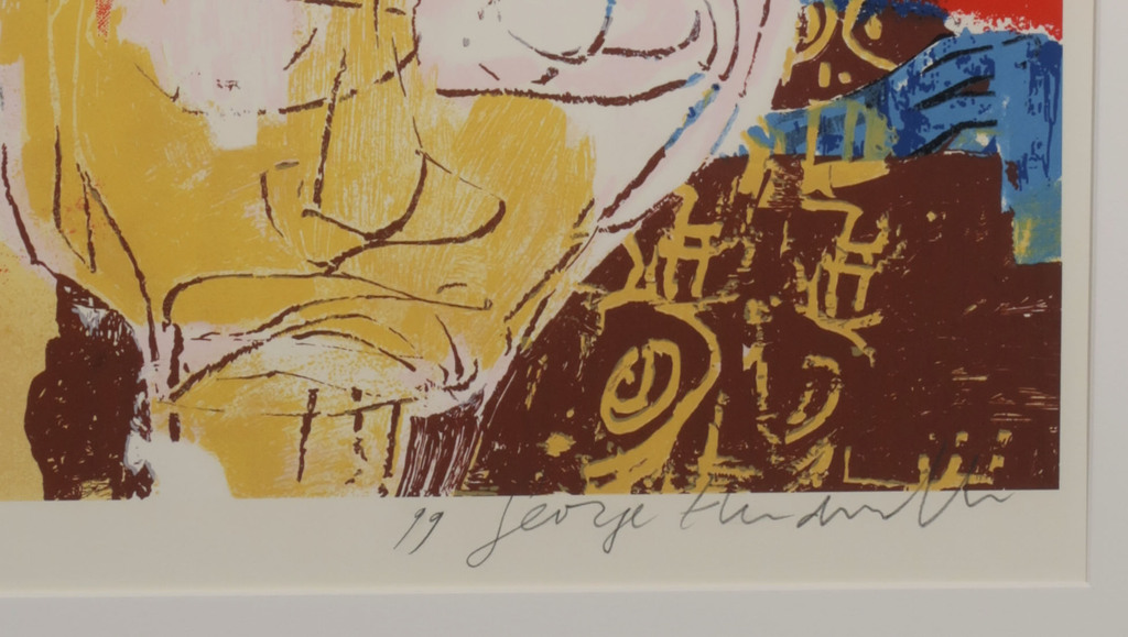 George Heidweiller: Zeefdruk, Eat - Ingelijst kopen? Bied vanaf 40!