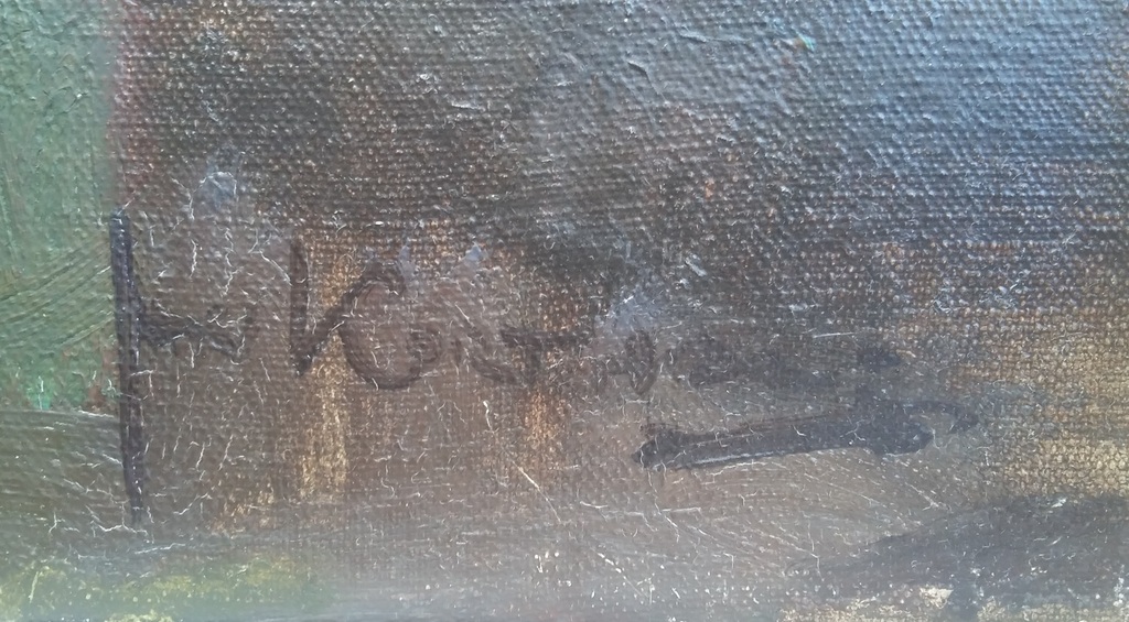 Jan Korthals (1916-1972) - Stadsgezicht - Olieverf op doek - gesigneerd kopen? Bied vanaf 275!