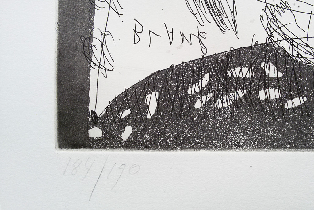 Lucebert - Compositie waarin heel veel gebeurd, ets kopen? Bied vanaf 225!