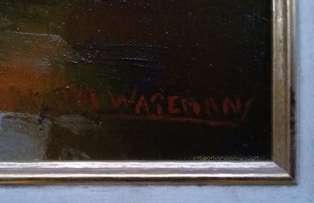 PJA Wagemans (1879-1955) - olieverf op paneel - gesigneerd kopen? Bied vanaf 275!