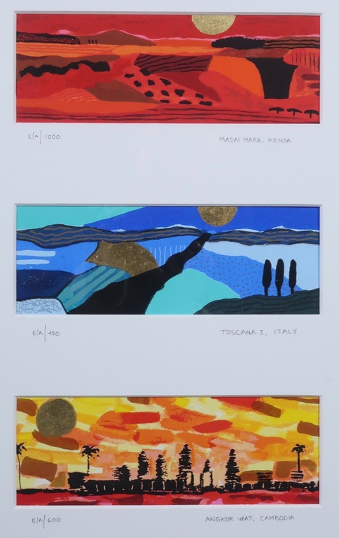 Ronald Boonacker: Zesluik van Zeefdrukken, Z.T. - Ingelijst kopen? Bied vanaf 80!