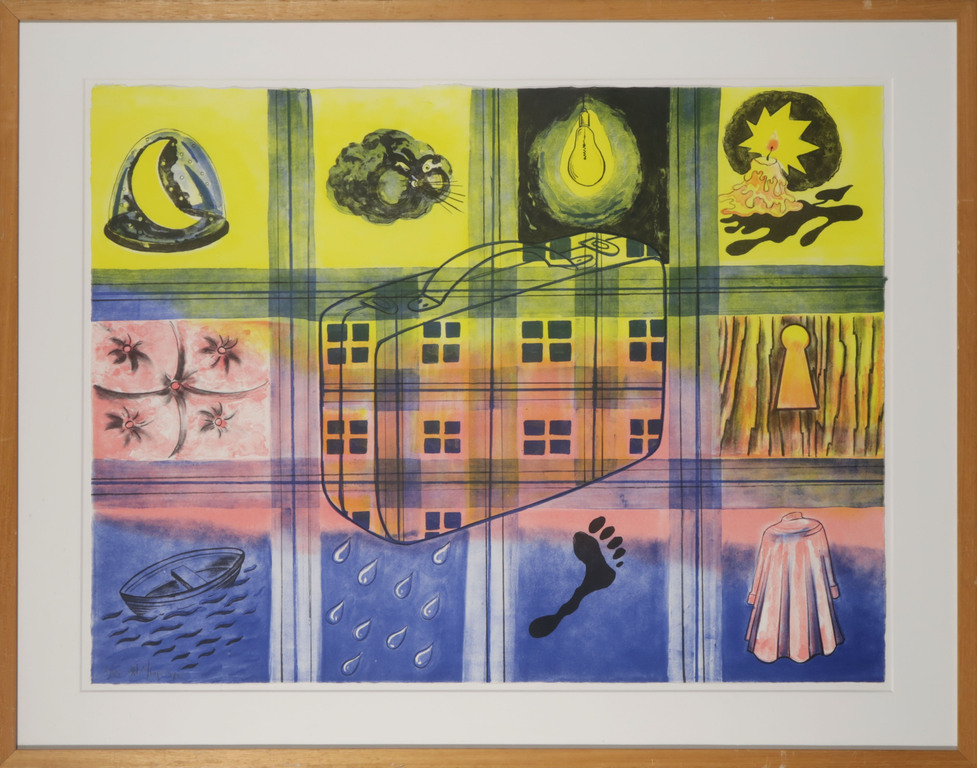 Mareike Geys: Litho, Reiziger save from oblivion - Ingelijst kopen? Bied vanaf 1!