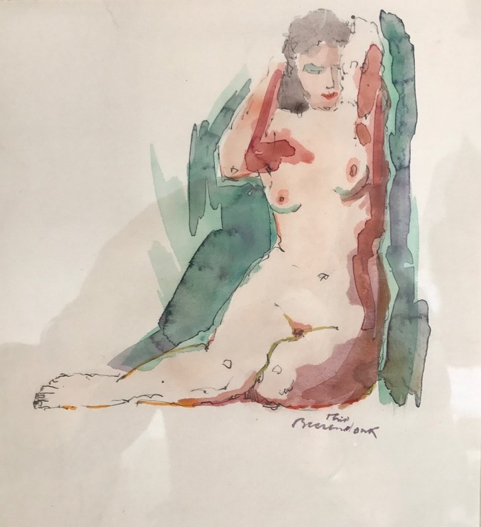 Theo Beerendonk, aquarel, zonder titel kopen? Bied vanaf 300!