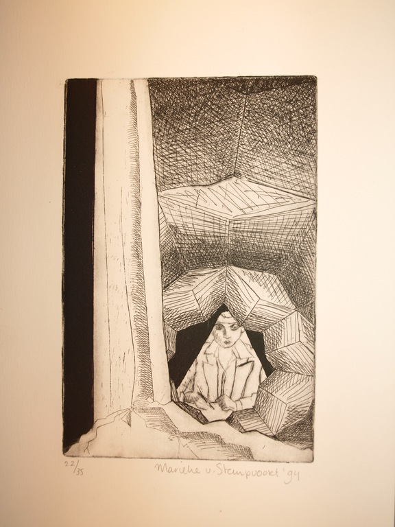 Marieke van Stempvoort  – Ets – Kunstacademie MINERVA Groningen – 1994 kopen? Bied vanaf 5!
