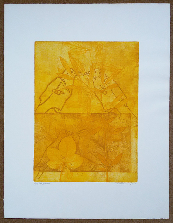 Twee generaties, aquatint ets kopen? Bied vanaf 1!