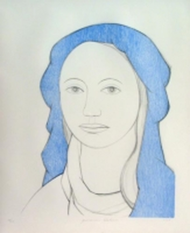 Giovanni Dalessi, hout-en steendruk, portret kopen? Bied vanaf 150!