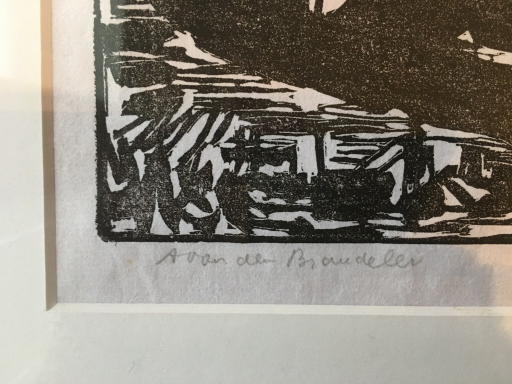 "Mephisto" oude druk uit 1964, vroeg werk van vdBrandeler 46x40cm PRIJSVERLAGING kopen? Bied vanaf 20!