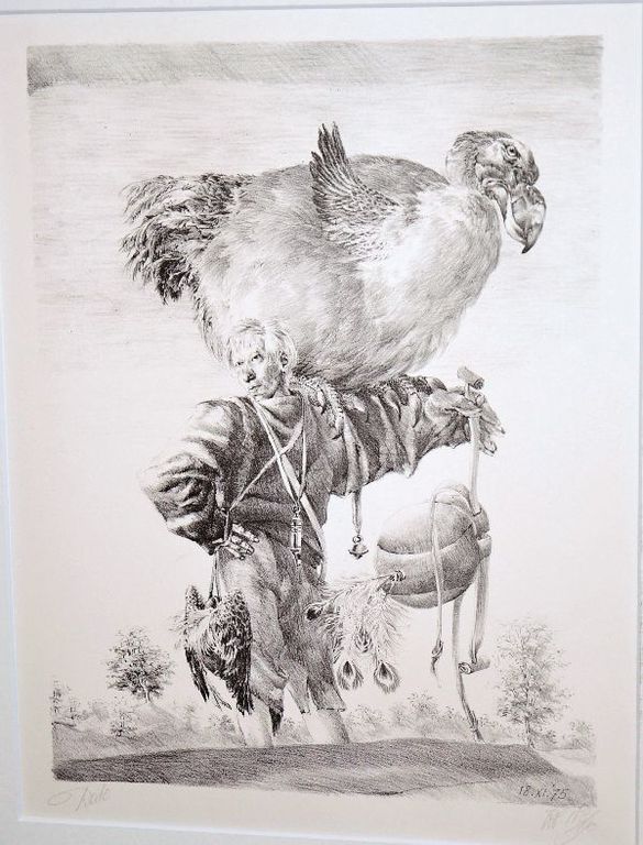 Peter Vos: 'Dodo', lithografie verkocht voor € 100!
