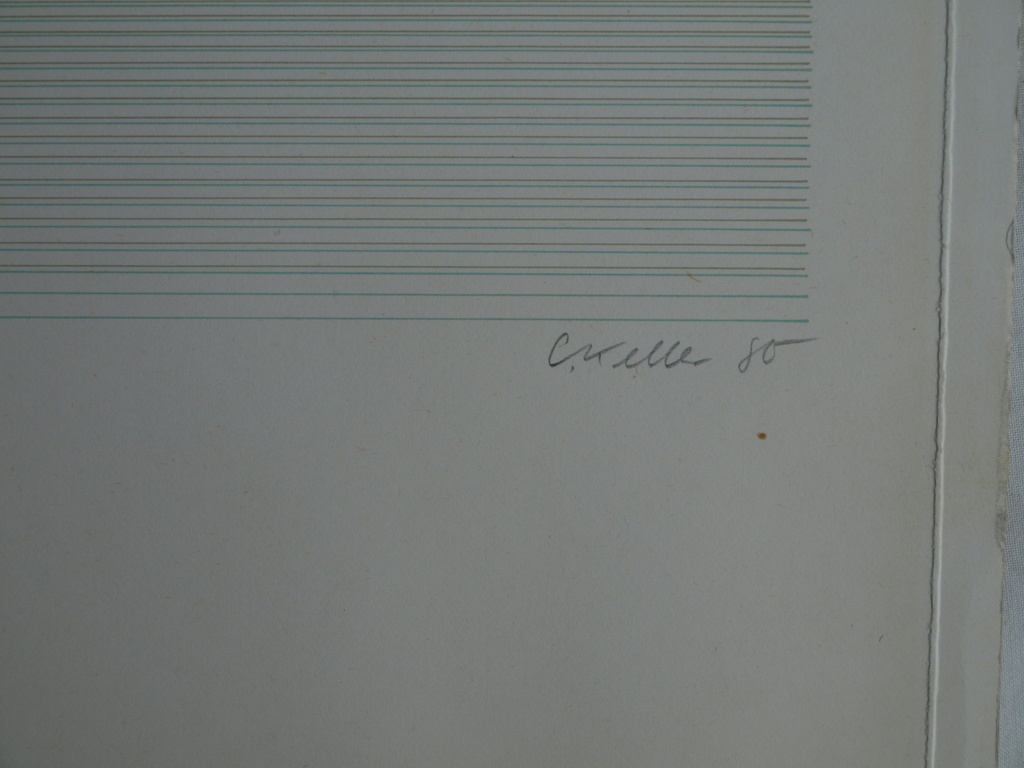 Claudia Keller : Zeefdruk , Küste – gesigneerd – 1980 - E.A. kopen? Bied vanaf 1!