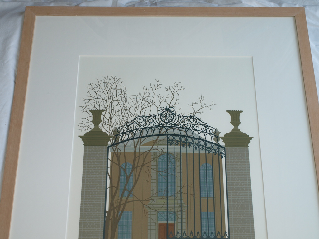 Sees Vlag : Zeefdruk , Portugees-Israelitische SYNAGOGE – Ingelijst – 1977  kopen? Bied vanaf 175!