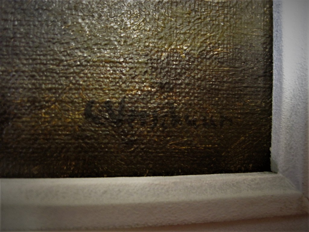 Sfeervol impressionistisch 1950 olieverf "schemer Veluwe" gesignd C. Verschuur  kopen? Bied vanaf 1!