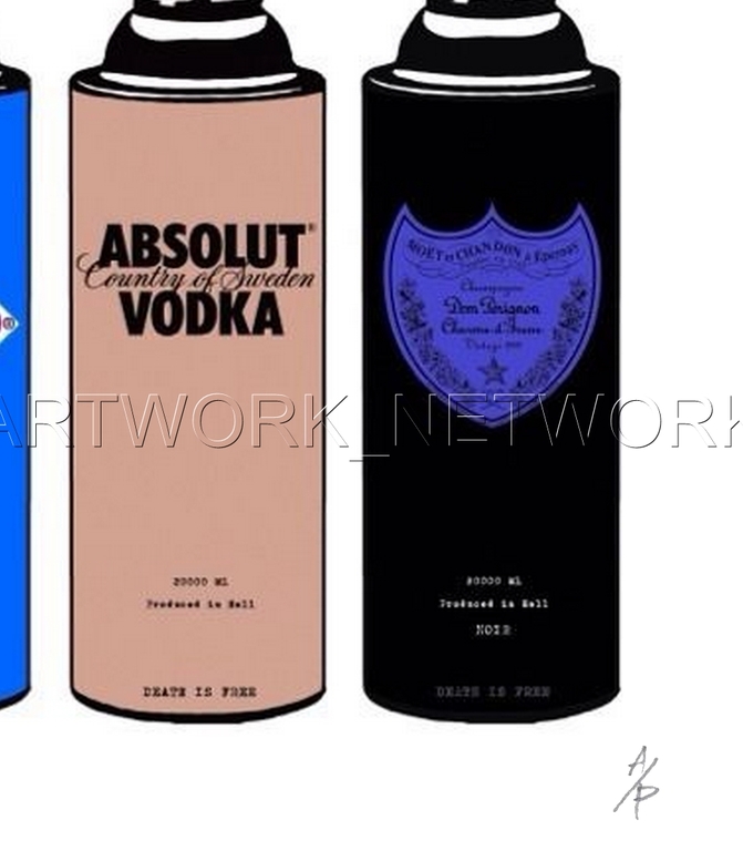 DEATH NYC - "Mix Spray"- n° A/P - Signed with COA (Edition Artist Proof) kopen? Bied vanaf 15!