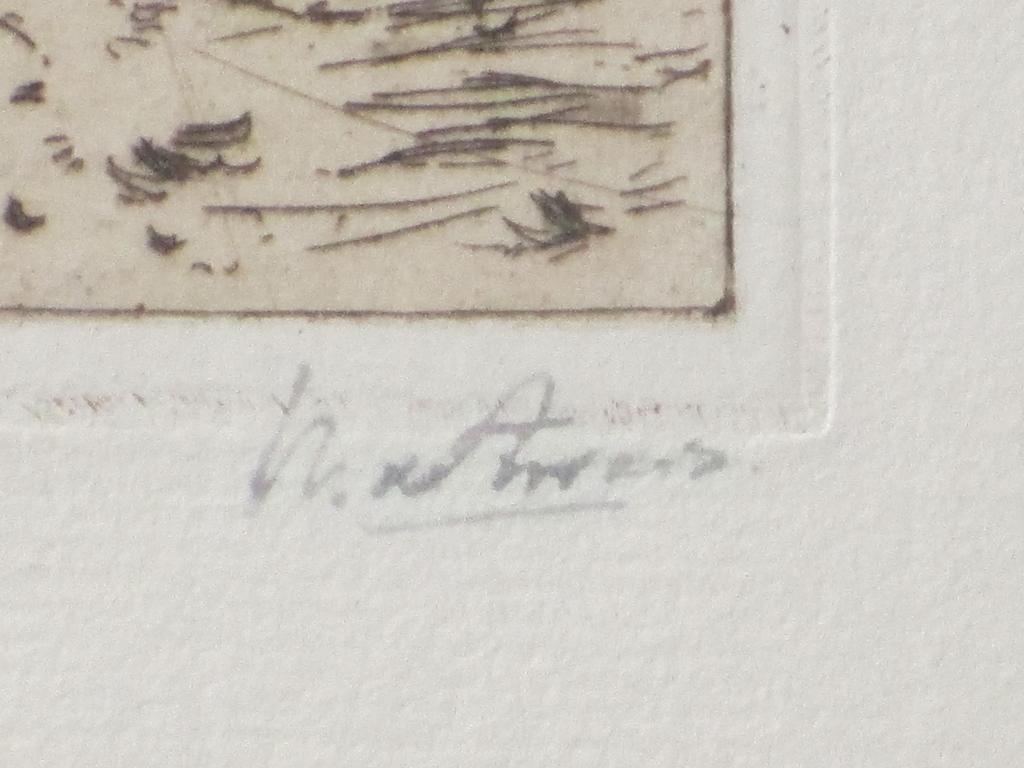 Wllem de Zwart, Ruine Lage Vuursche, Ets ca 1896 kopen? Bied vanaf 35!