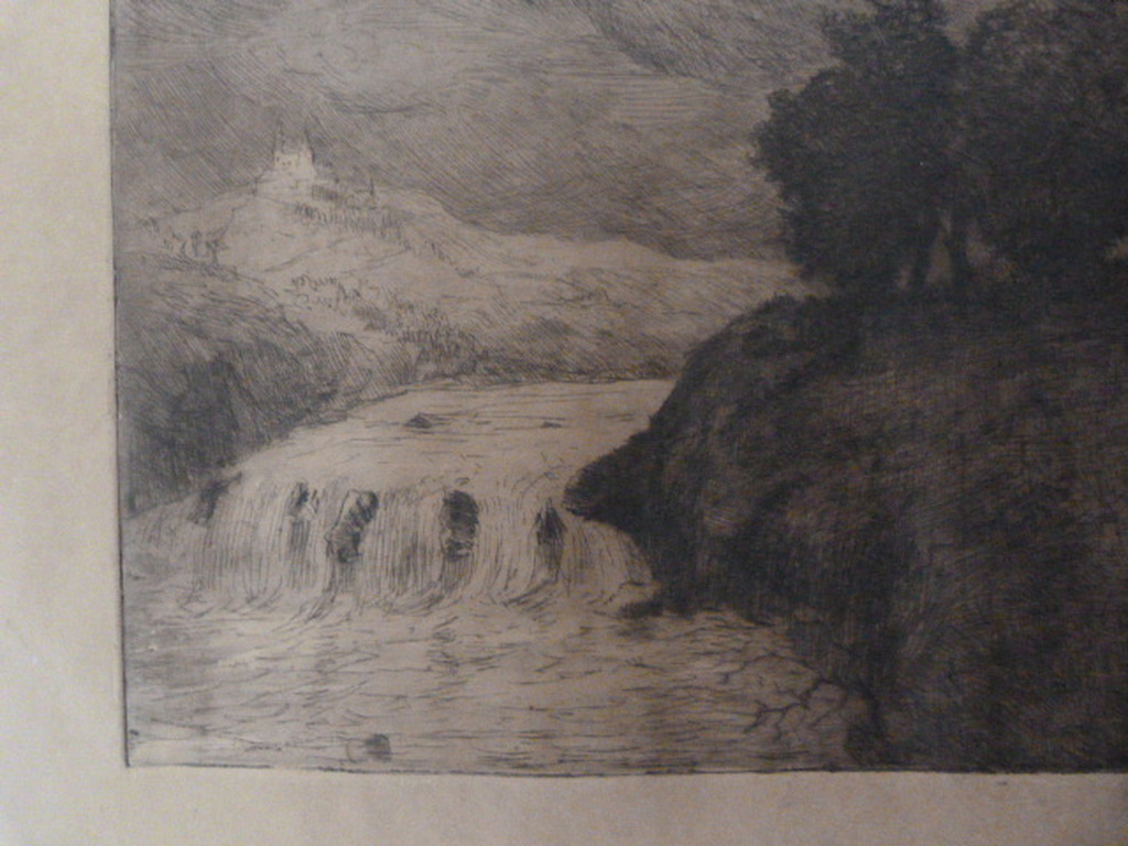 Martin van Waning ( 1889 - 1972 ) - ets - landschap. kopen? Bied vanaf 1!