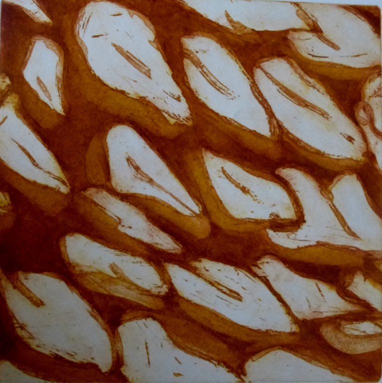 Lucy van Eerten, aquatint: Herfst 1990, handgesigneerd kopen? Bied vanaf 1!