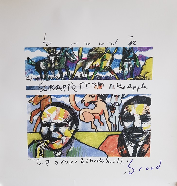Herman Brood - Scrapple From The Apple - gesingeerde zeefdruk - oplage 250 ex. kopen? Bied vanaf 1!
