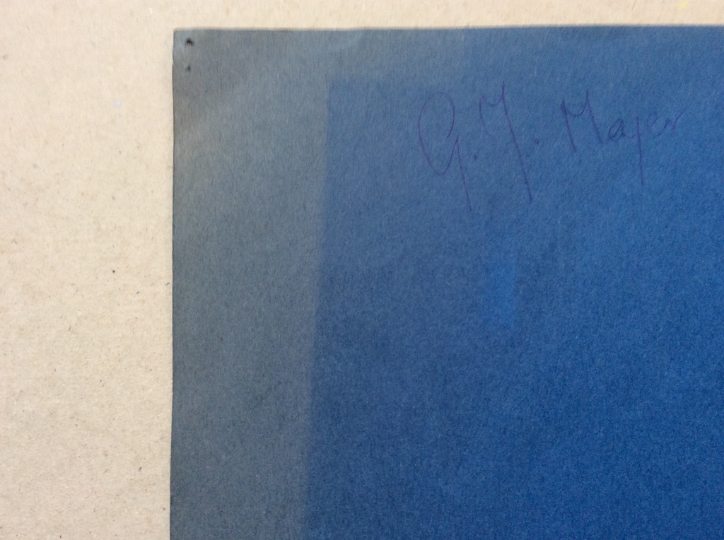 Kunstenaar onbekend  - gouache op papier, gesigneerd kopen? Bied vanaf 1!