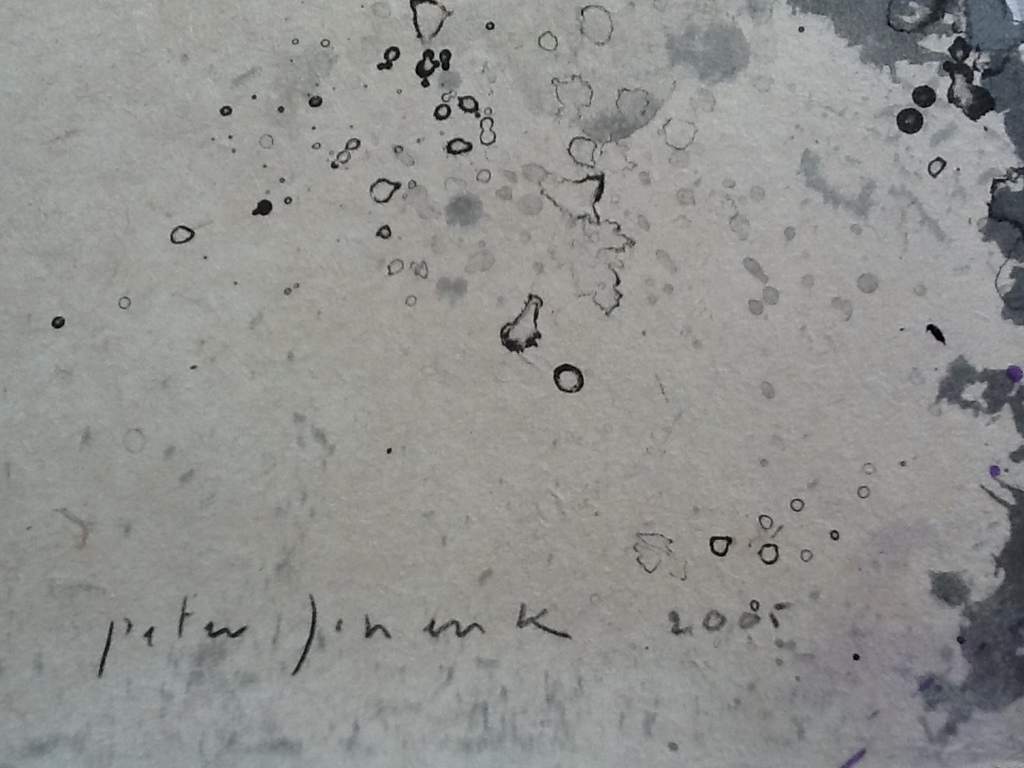 Peter Schenk, zeefdruk met collage en verf (unica) gesigneerd oplage AP 1/30 kopen? Bied vanaf 85!