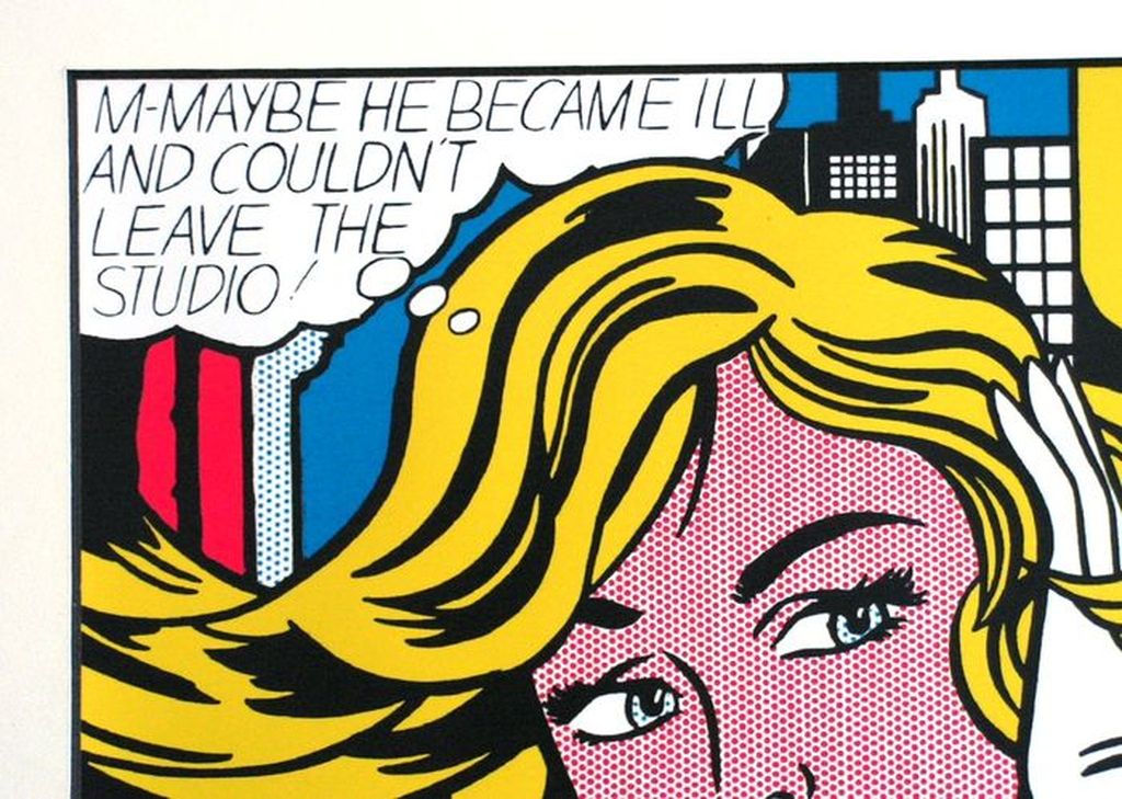 Roy Lichtenstein - 'M-Maybe' 1965 - oplage: 1000 kopen? Bied vanaf 75!