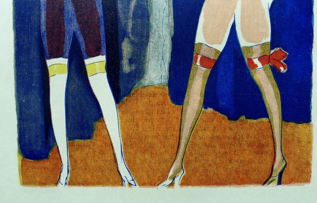 Kees van Dongen, houtgravure : 'La Comparaison',1955,1001 nacht kopen? Bied vanaf 50!