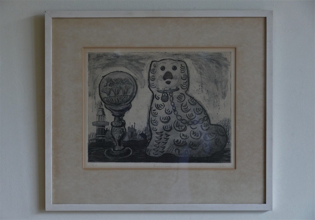 Herman Berserik,  gesigneerde ets, zonder titel verkocht voor € 75!