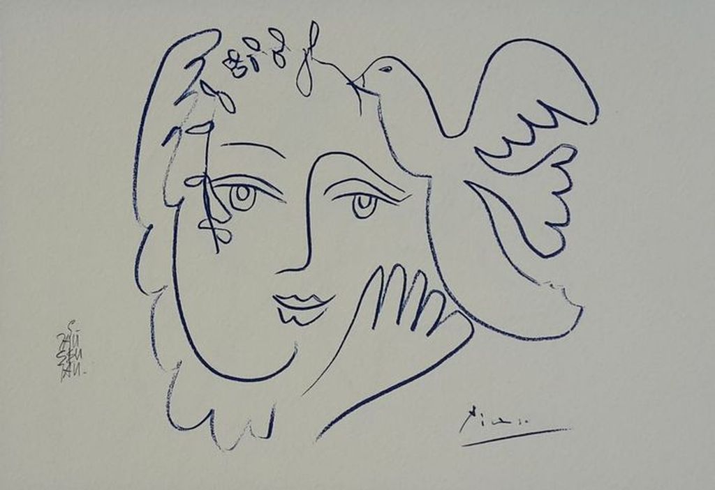Geert Jan Jansen Gesigneerde zeefdruk  Picasso kopen? Bied vanaf 50!