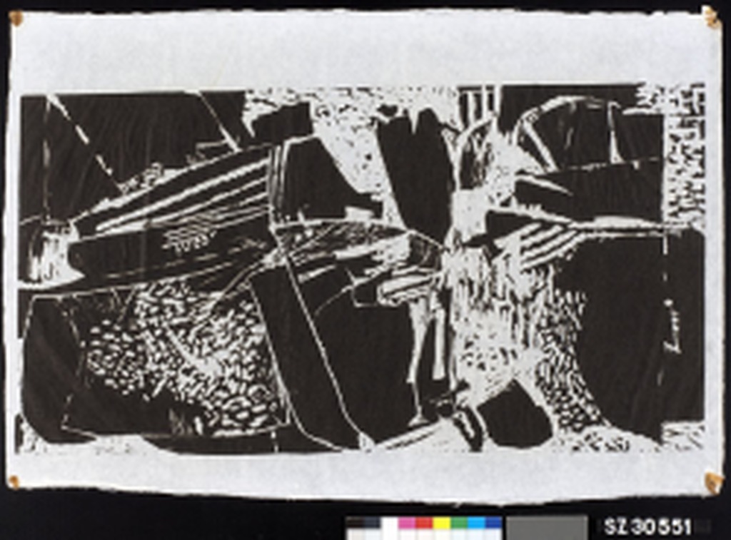 Roy, G.L. le: Houtsnede afdruk, Compositie I kopen? Bied vanaf 75!