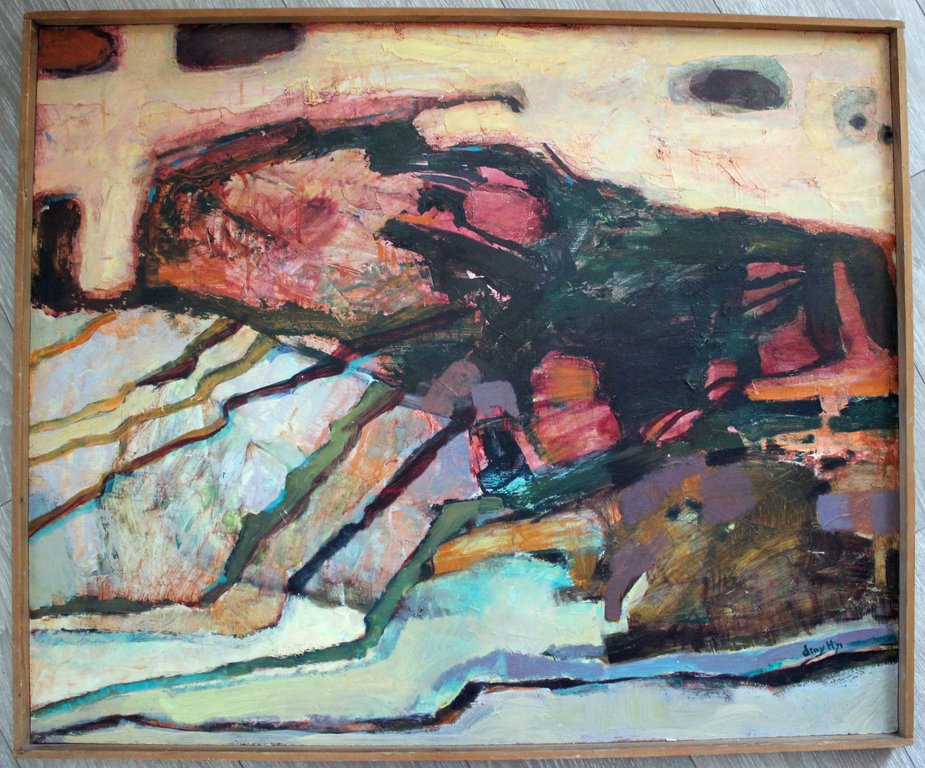 Jiny Hendriks: olieverf ,Without title kopen? Bied vanaf 15!