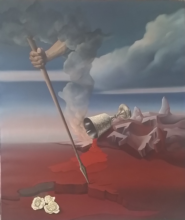 Ada Breedveld - Olieverf op doek - sur-realisme  kopen? Bied vanaf 1050!