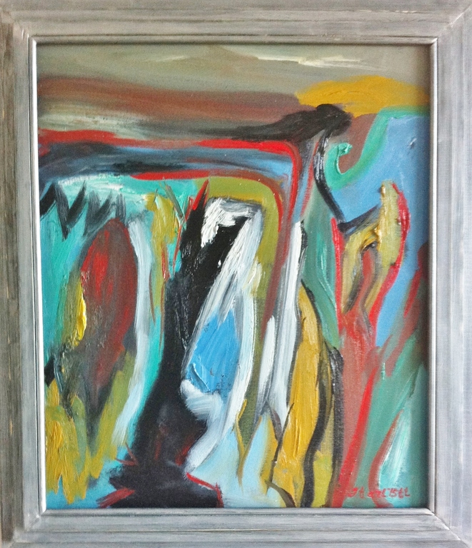 John Foppen " Avant la lettre Xf " Olieverf op Canvas- gesigneerd-Origineel. verkocht voor € 99!