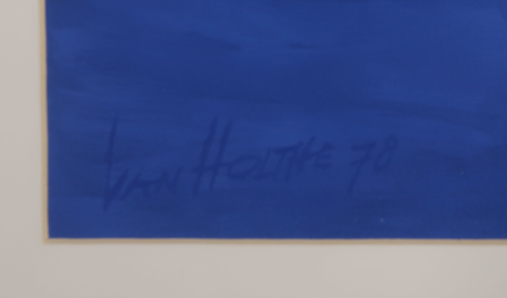 Jan van Holthe: Acryl op papier, Merde 23 kopen? Bied vanaf 1!