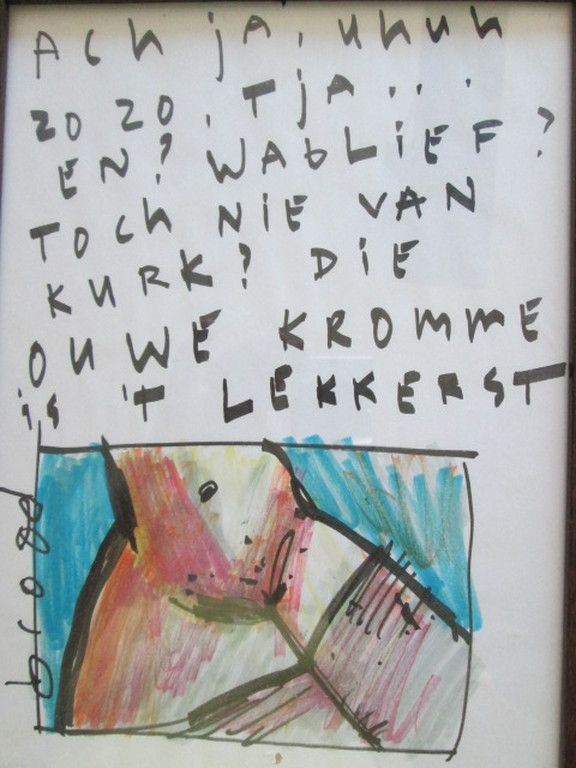 HERMAN BROOD ORIGINELE TEKENING kopen? Bied vanaf 200!