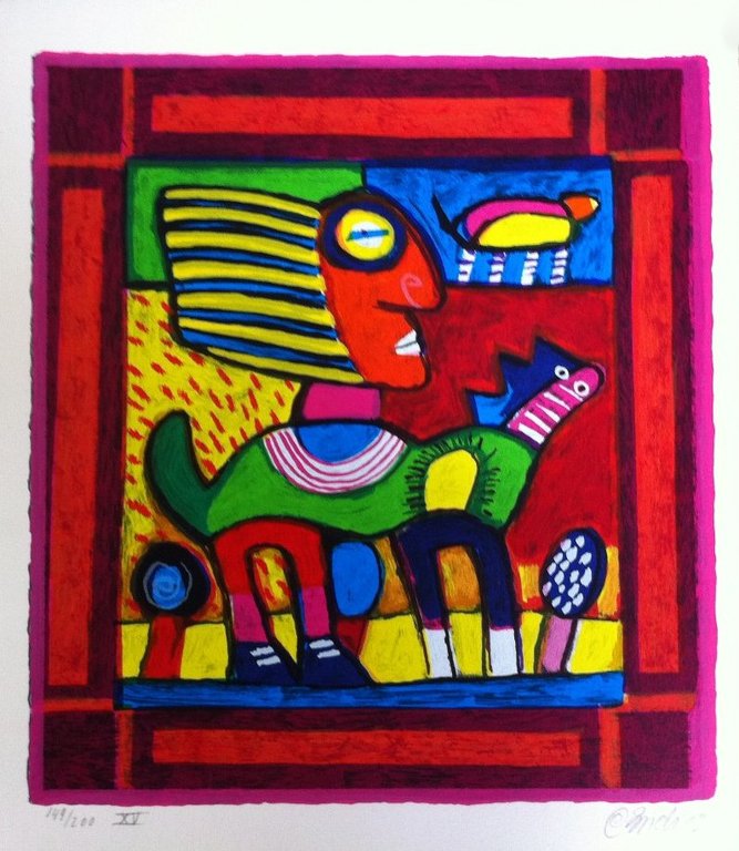 Clemens Briels zeefdruk verkocht voor € 150!