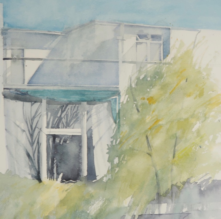 Onbekend gesigneerd: Aquarel, Zonder titel kopen? Bied vanaf 1!