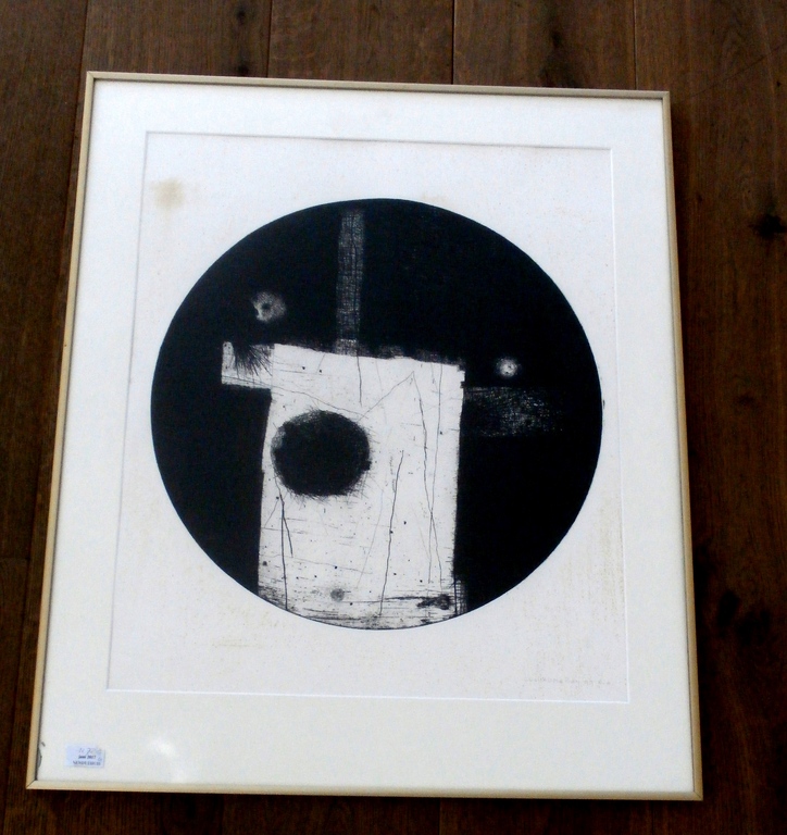 Guillaume le Roy - ingelijste ets - 1997 verkocht voor € 60!