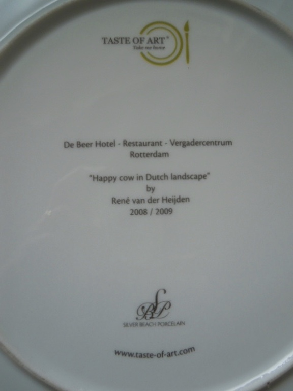 Prachtig bord RENE VAN DER HEIJDEN 31 cm - in perfecte staat. kopen? Bied vanaf 10!