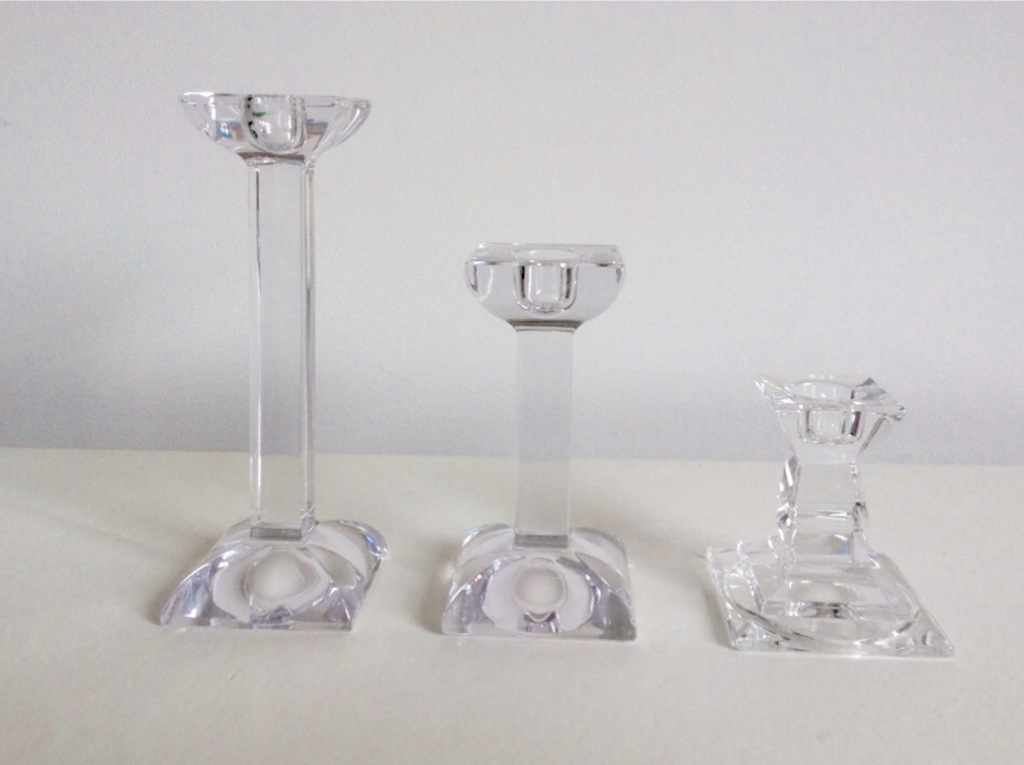 2 Villeroy & Boch kandelaars en 1 onbekend kopen? Bied vanaf 1!